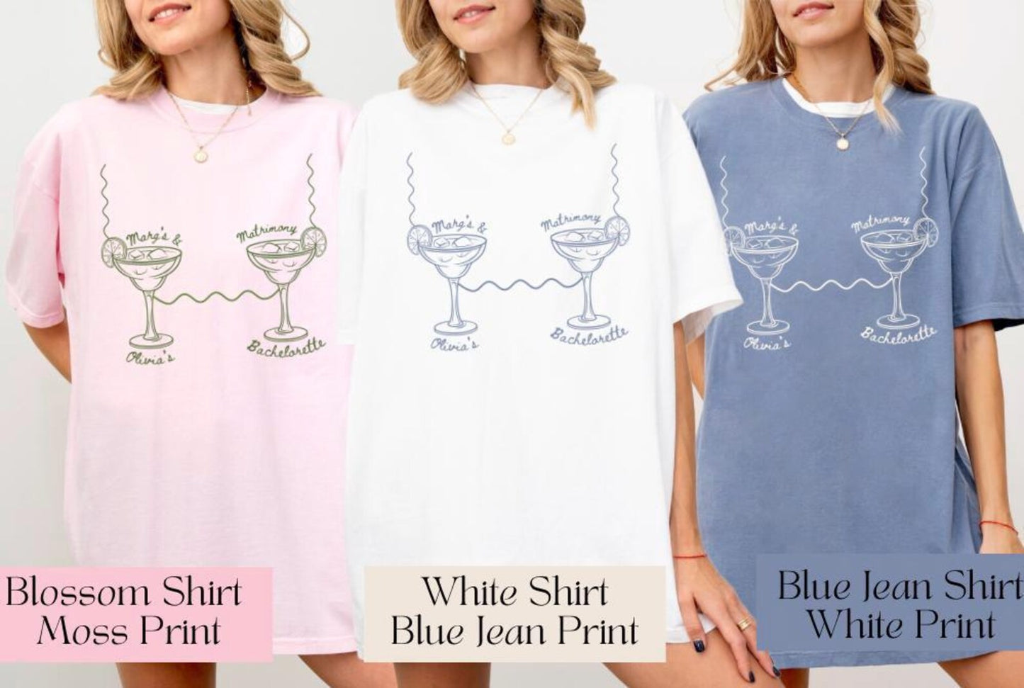 Margs and Matrimony Shirt Bachelorette Party Mexico Trip Tee