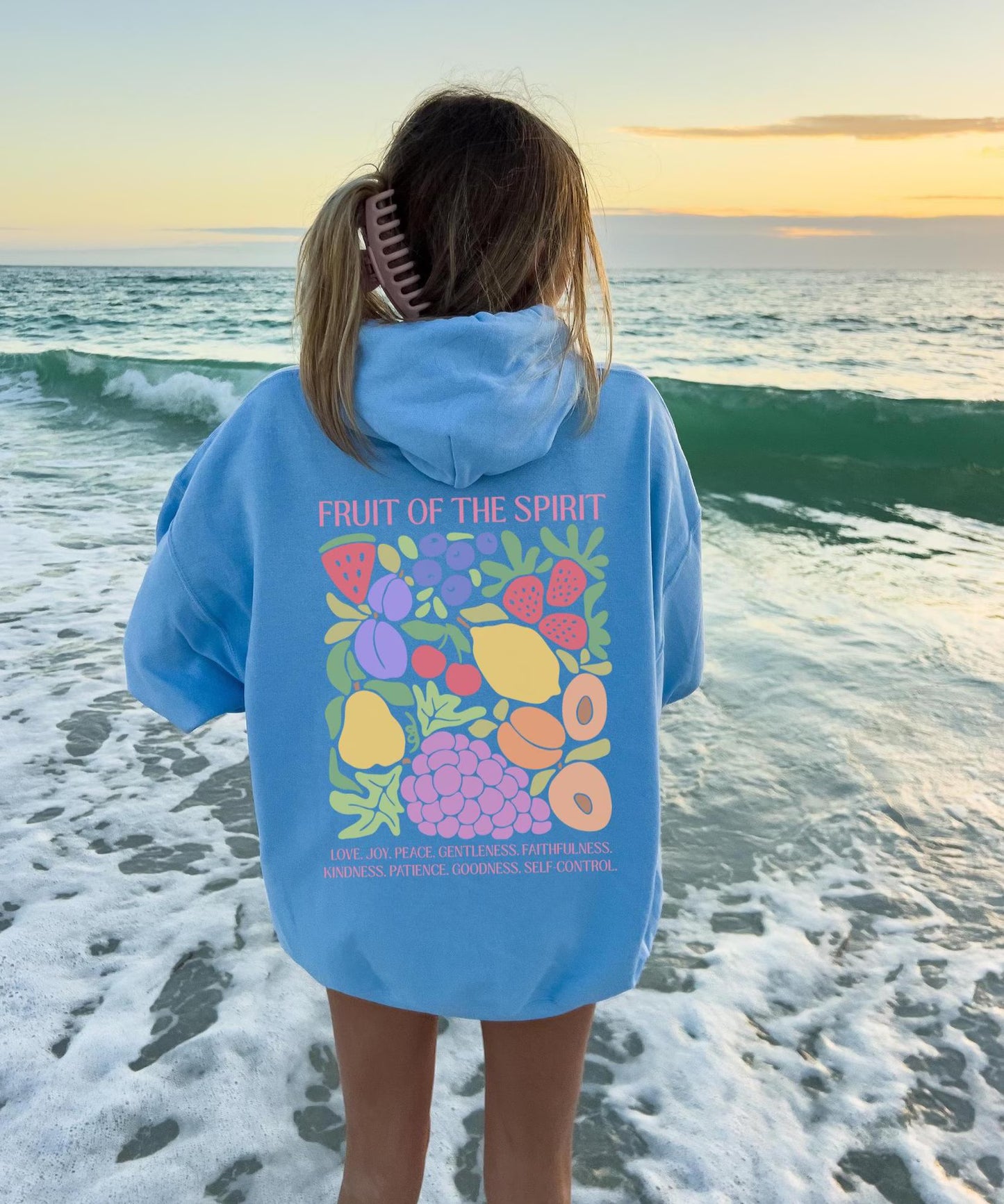 Fruit of the Spirit Hoodie Christian Sweatshirt Bible Verse Hoodie
