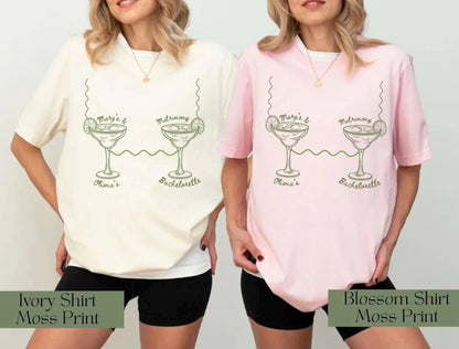 Margs and Matrimony Shirt Bachelorette Party Mexico Trip Tee