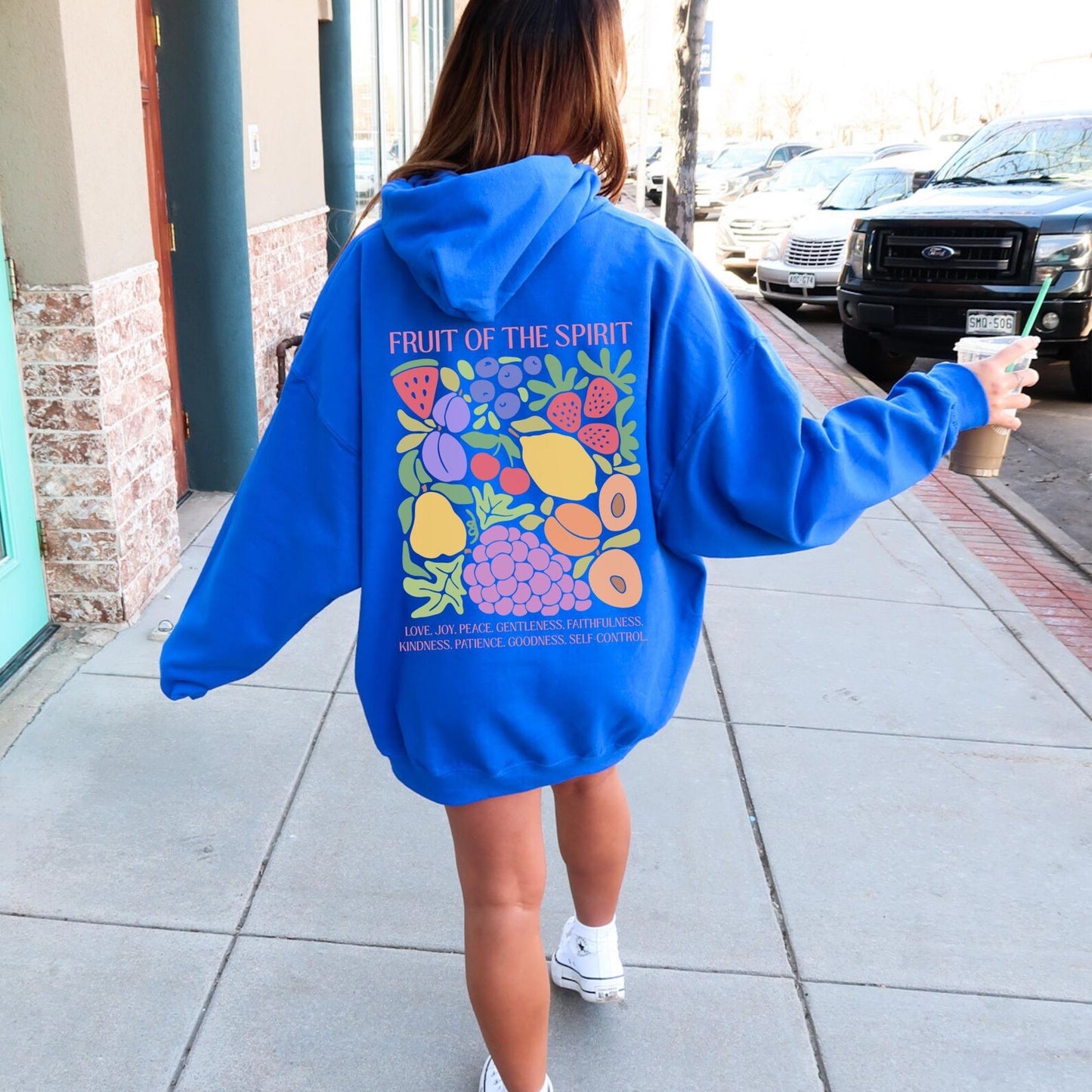 Fruit of the Spirit Hoodie Christian Sweatshirt Bible Verse Hoodie