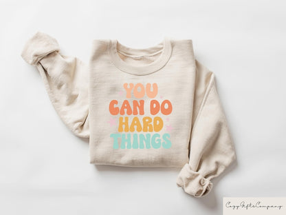 Cute Teacher Shirt, You Can Do Hard Things, Teacher Appreciation Gift, Back To School, Team Teacher Shirt, Teacher Gift, First Day Of School