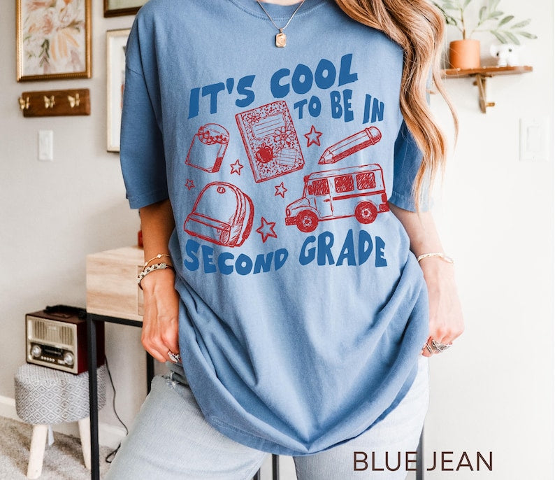 Second Grade Teacher T-shirt, Back To School Team Shirt, Teacher First Day of School Tee, Teacher appreciation Gift