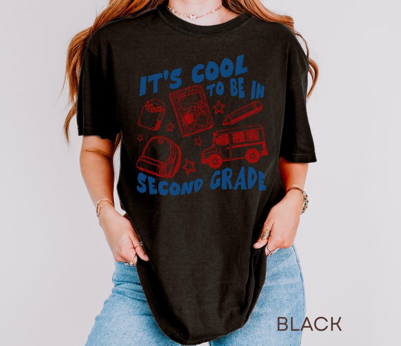 Second Grade Teacher T-shirt, Back To School Team Shirt, Teacher First Day of School Tee, Teacher appreciation Gift