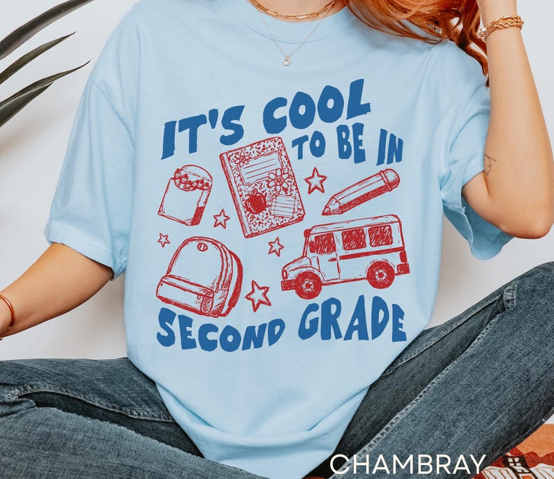 Second Grade Teacher T-shirt, Back To School Team Shirt, Teacher First Day of School Tee, Teacher appreciation Gift