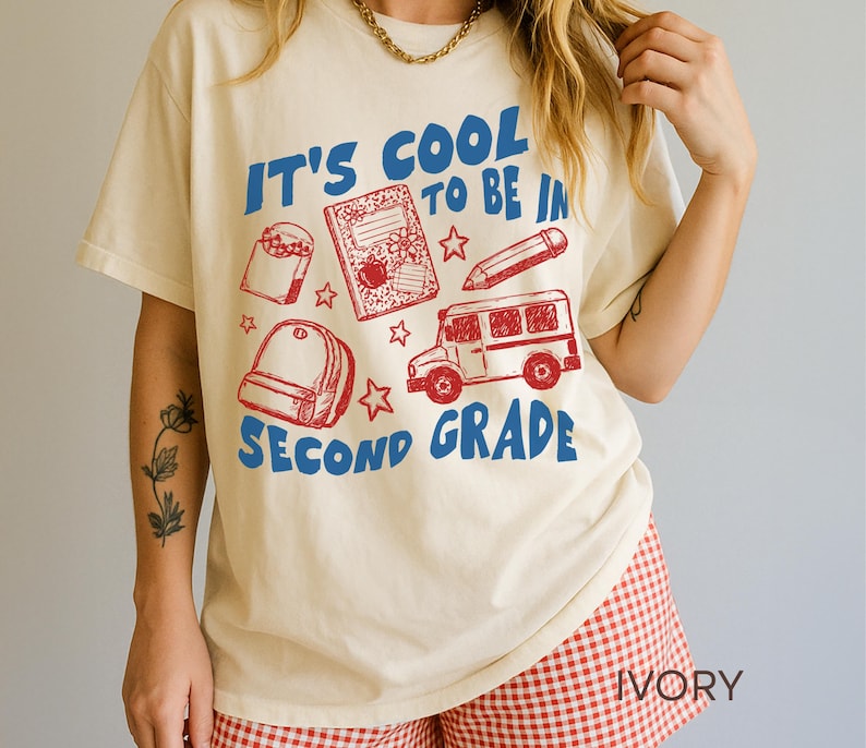 Second Grade Teacher T-shirt, Back To School Team Shirt, Teacher First Day of School Tee, Teacher appreciation Gift