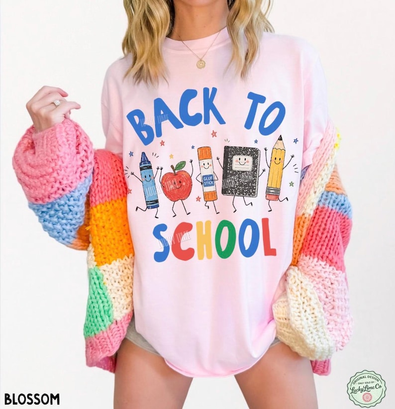 Teacher Back to School Shirt | Comfort Colors School Supplies Tee