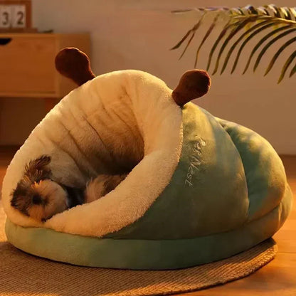 Cozy Paws Foldable Pet Cave Bed