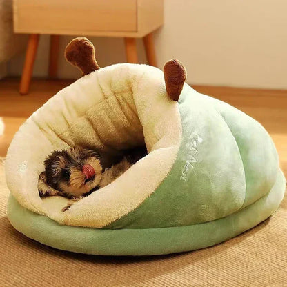 Cozy Paws Foldable Pet Cave Bed