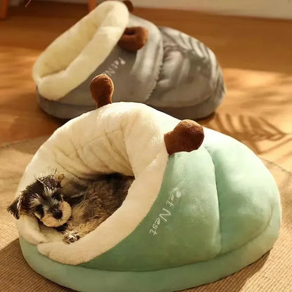 Cozy Paws Foldable Pet Cave Bed