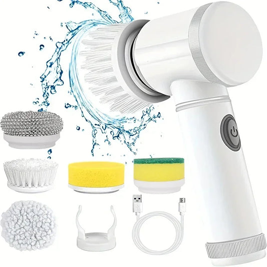 Power Spin Cordless Electric Home Scrubber Cleaning Brush