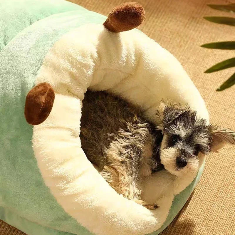 Cozy Paws Foldable Pet Cave Bed
