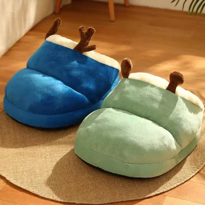 Cozy Paws Foldable Pet Cave Bed