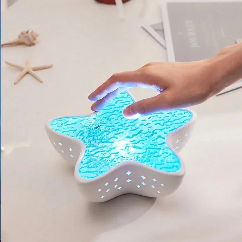 Starfish Ocean Wave Night Light Projector