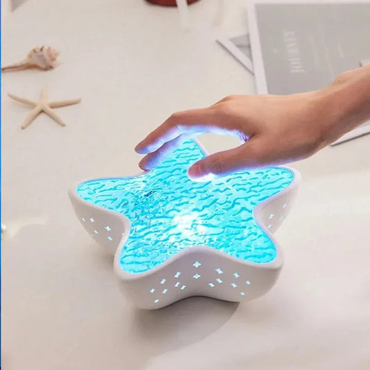 Starfish Ocean Wave Night Light Projector