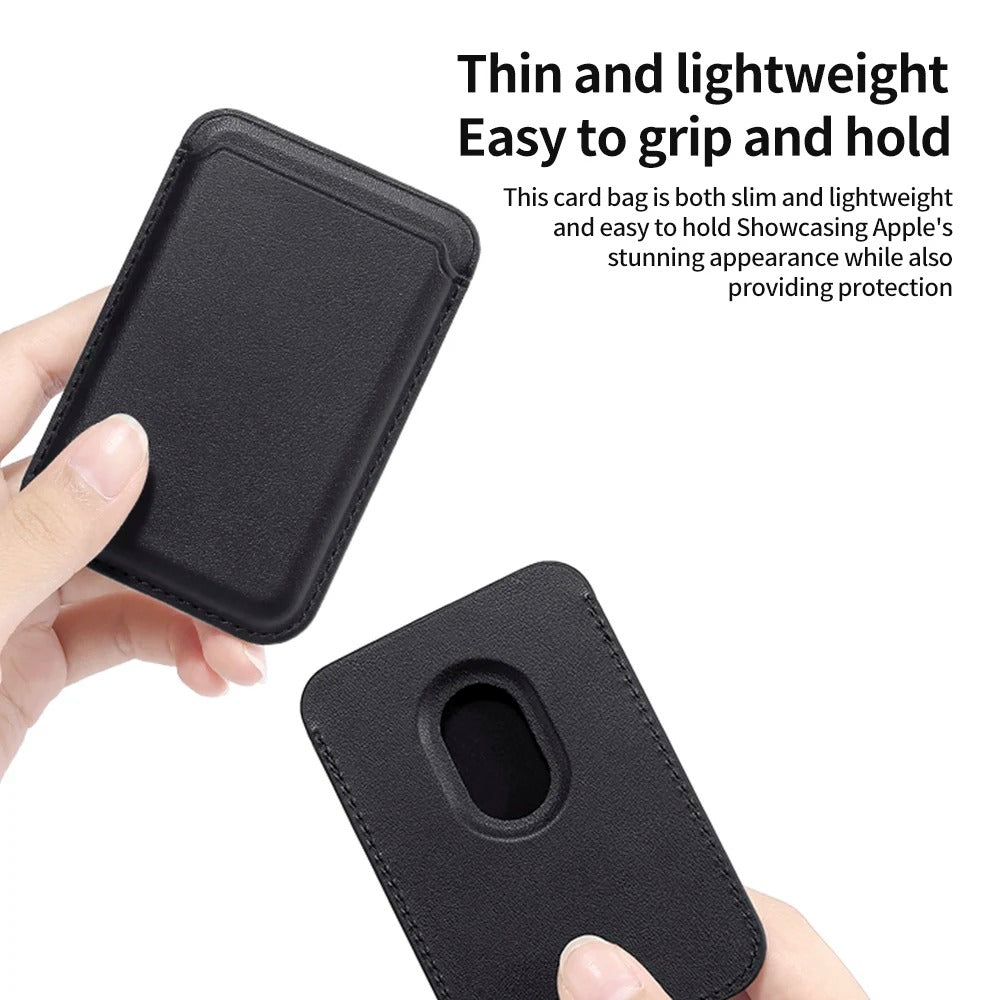 Magnetic Leather Card Holder Wallet for iPhone