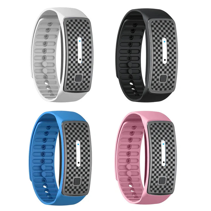 Ultrasonic Mosquito Repellent Bracelet USB Rechargeable