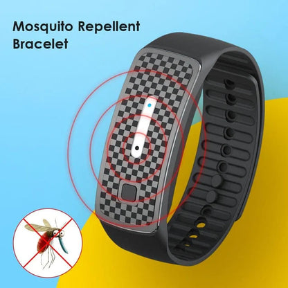 Ultrasonic Mosquito Repellent Bracelet USB Rechargeable